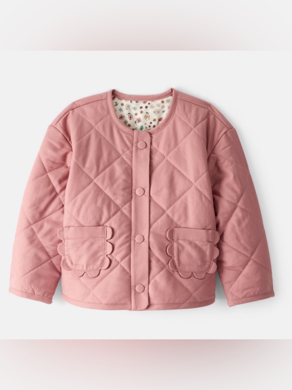 Carters Toddler Girl Quilted Long-Sleeve Fashion Jacket - Pink 3T